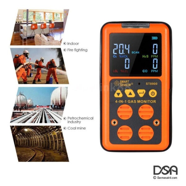 Smart Sensor ST8900 Multi Gas Detector