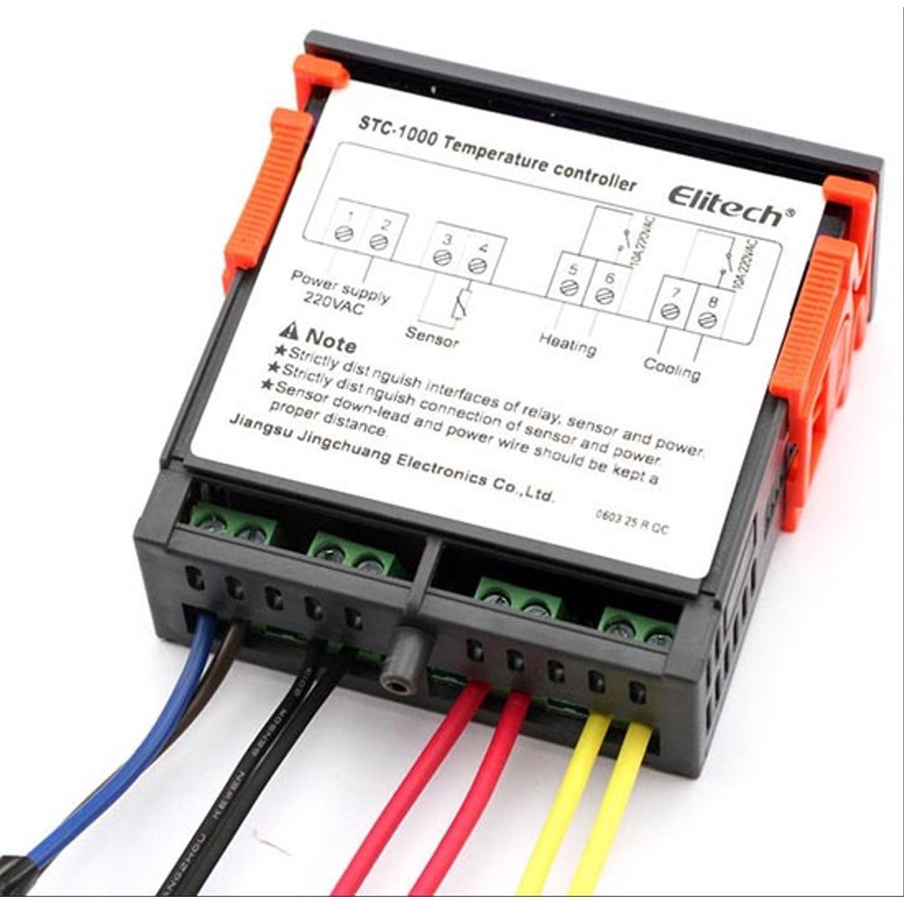 Elitech STC-1000PROTH WiFi Digital Temperature and Humidity Controller